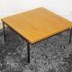 Small coffee table metal and wood design BOWMAN BROS years 50.
