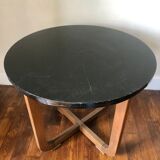 Round table or art deco pedestal table 1930