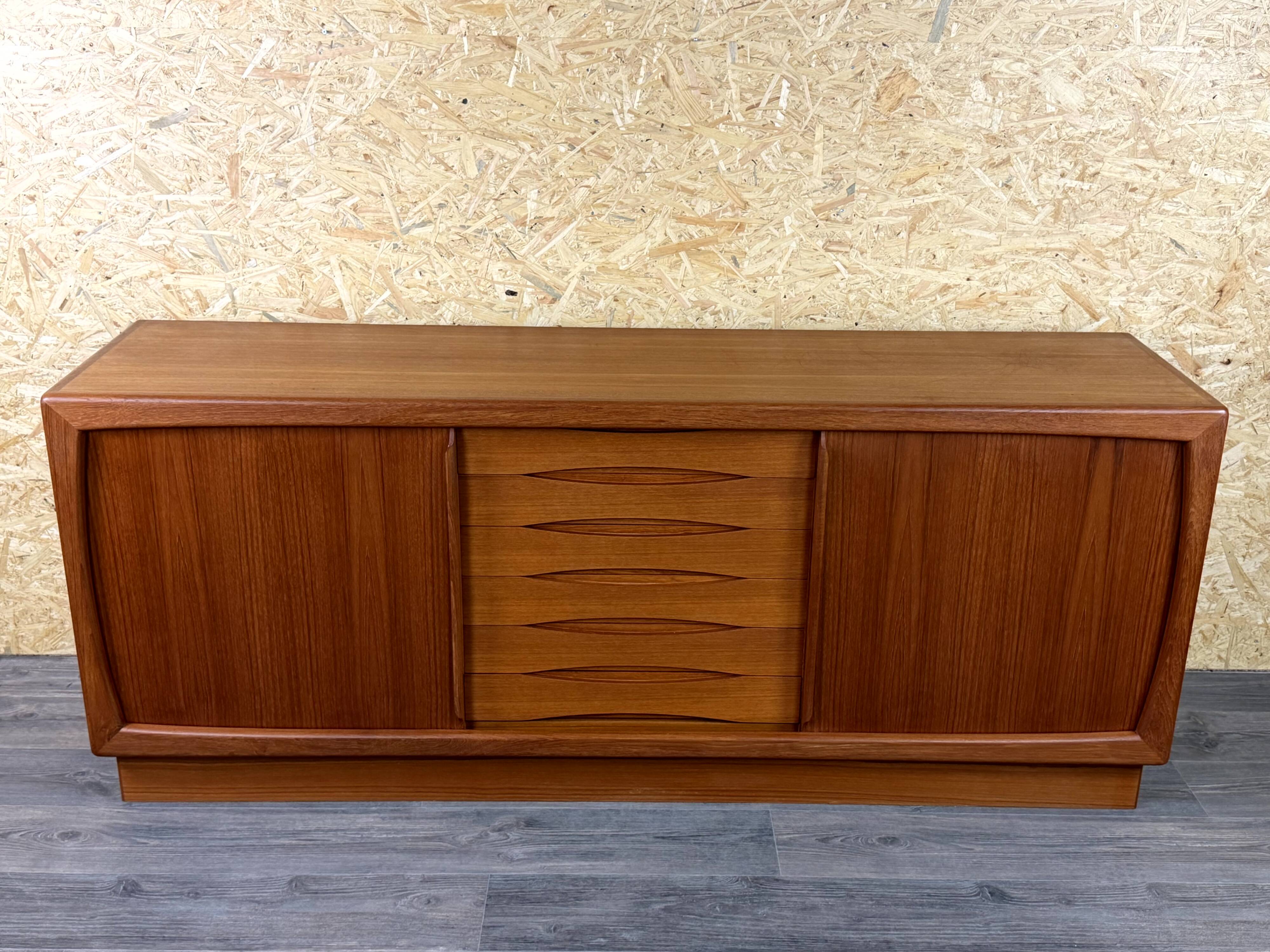 1960s 1970s Teak Sideboard Credenza by Dyrlund Made in Denmark
