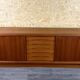 1960s 1970s Teak Sideboard Credenza by Dyrlund Made in Denmark