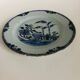 Blue and white porcelain plate from China