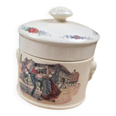 Antique storage jar Sarreguemines Obernai Henri Loux