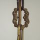 French Vintage Art Nouveau Bronze 5 Light Traditional Style Chandelier 5483