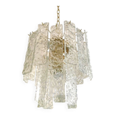 Lustre en verre de Murano