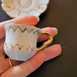 Tasse en céramique et or
