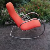 Rocking chair S 826, designed by U. Böhme, Thonet, 1970s