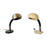 Lampes de table flexibles des années 1970, Gammalux Italie