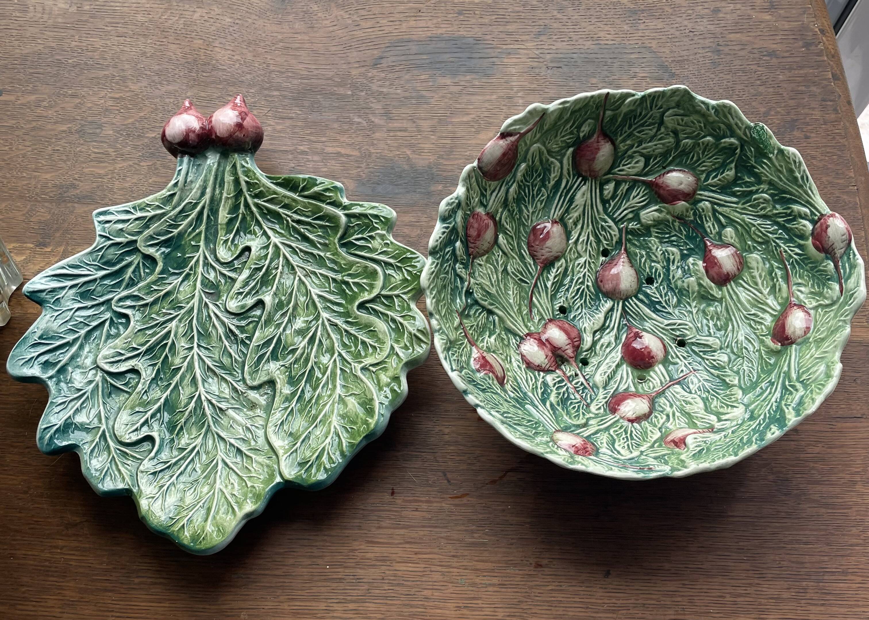 Radish drainer set in slip