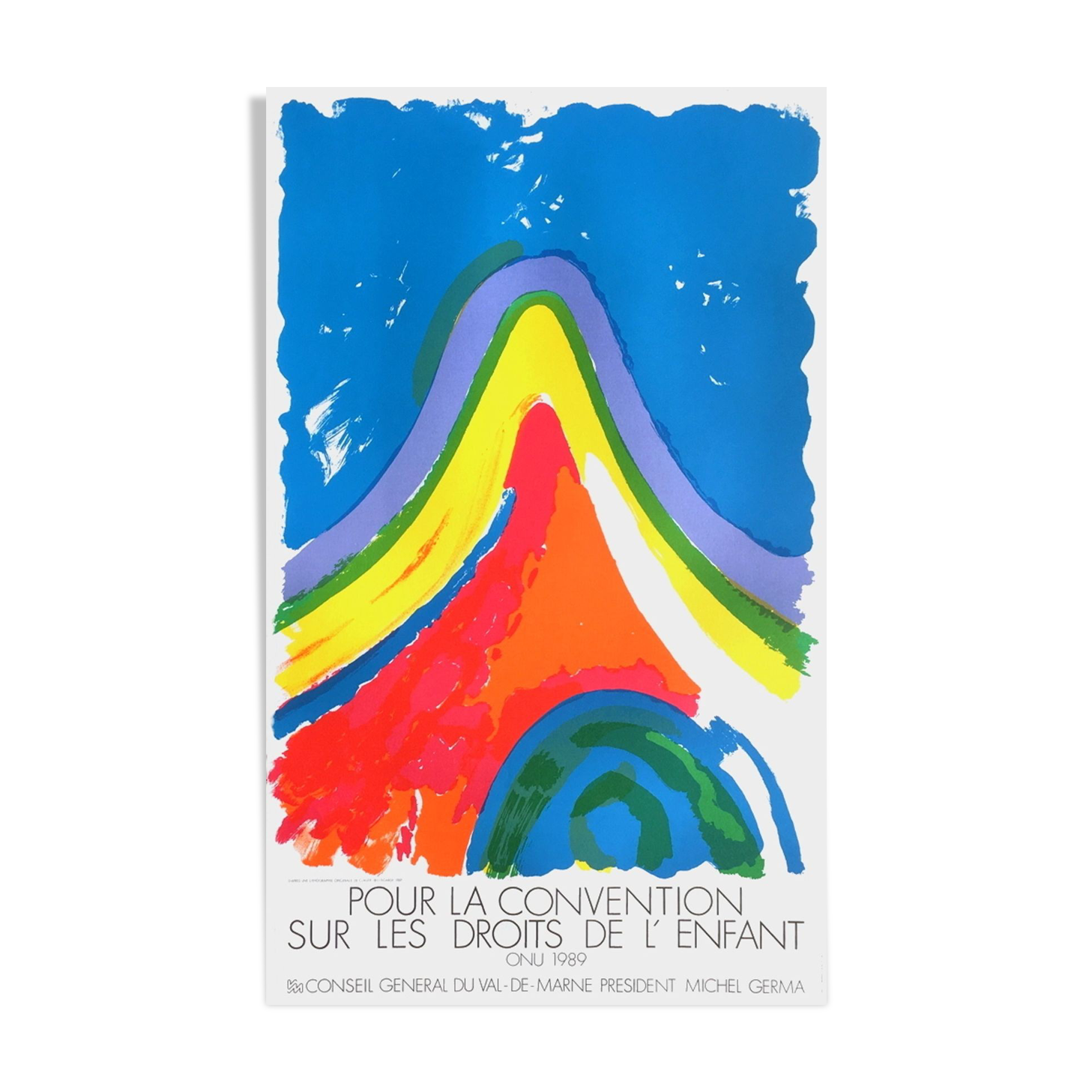 Poster Claude Bellegarde un 1989