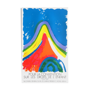 Affiche Claude Bellegarde Onu 1989