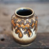 Ceramic vase VEB Haldensleben, West Germany, fat lava vase, 3054