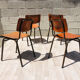 Set of 4 vintage Marko chairs