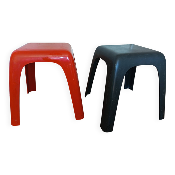 Tabourets seventies Small de Valenti - Milan