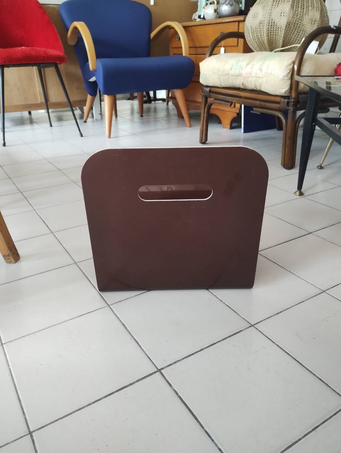 Designer magazine rack