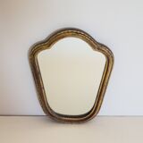 Small gilded wooden mirror