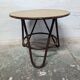 Table basse ronde en rotin