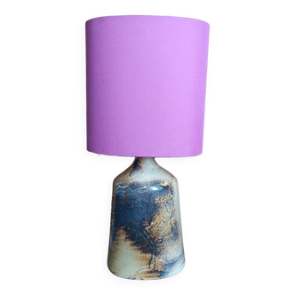 Lampe en ceramique vernissée travail 1960 / 1970