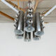1960's italian chrom chandelier