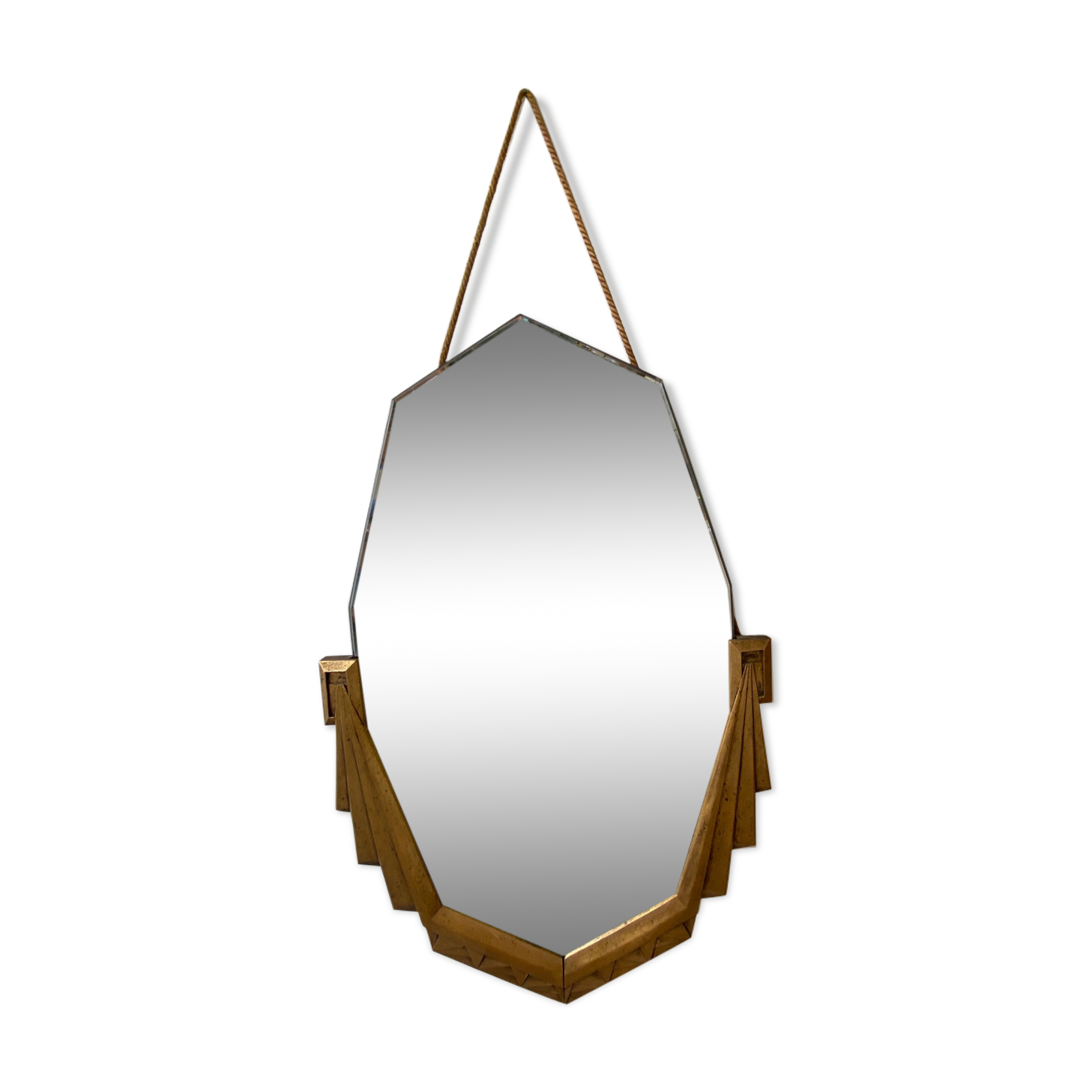 Mercury mirror bevelled 77 x 48 cm
