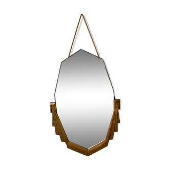 Mercury mirror bevelled 77 x 48 cm