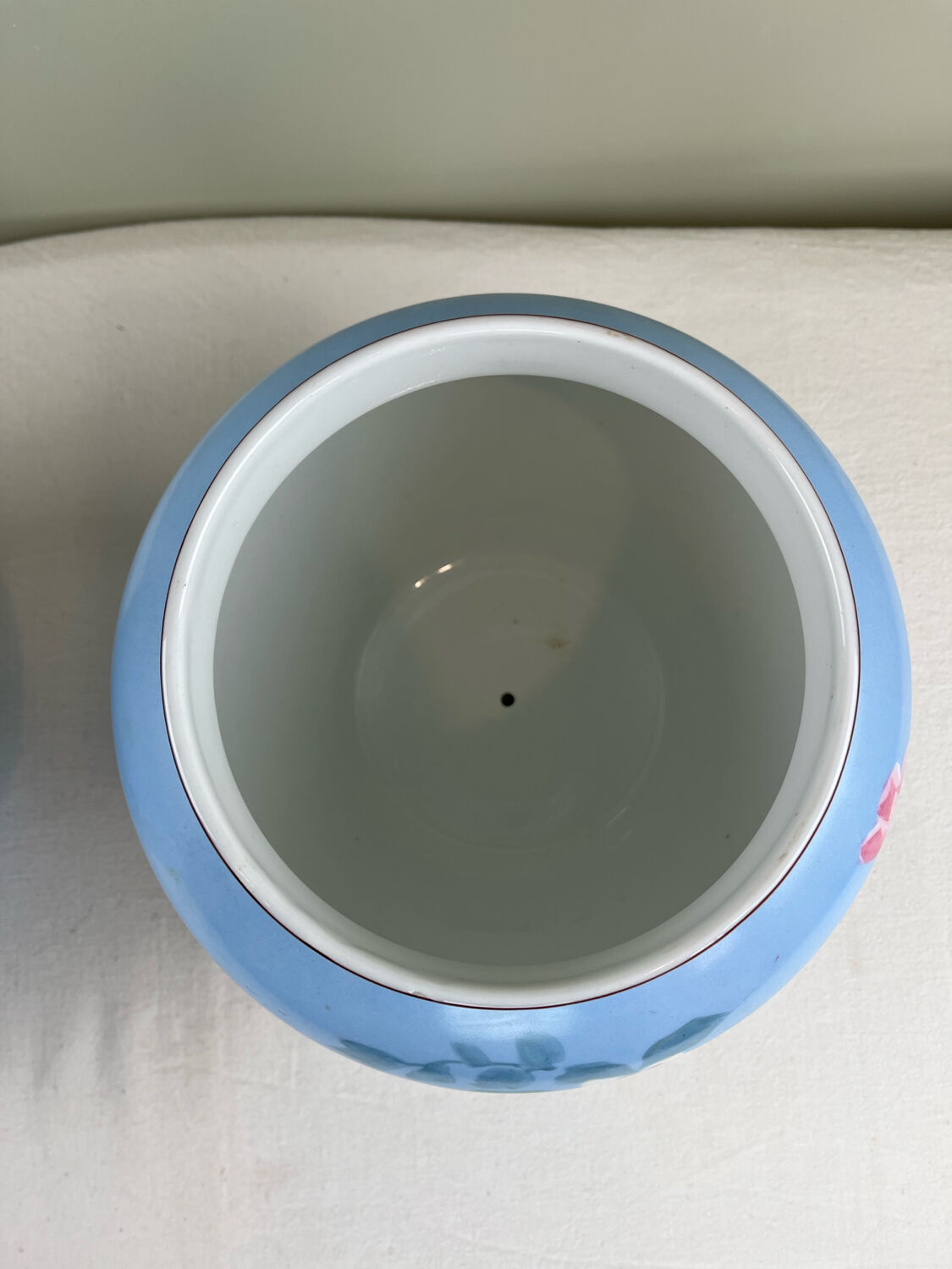 Pair of antique plant pots