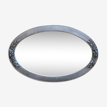 Miroir ovale Art déco - 51x33cm