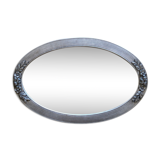 Art Deco oval mirror - 51x33cm