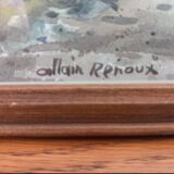 Picturesque village scene in Beaujolais Allain Renoux