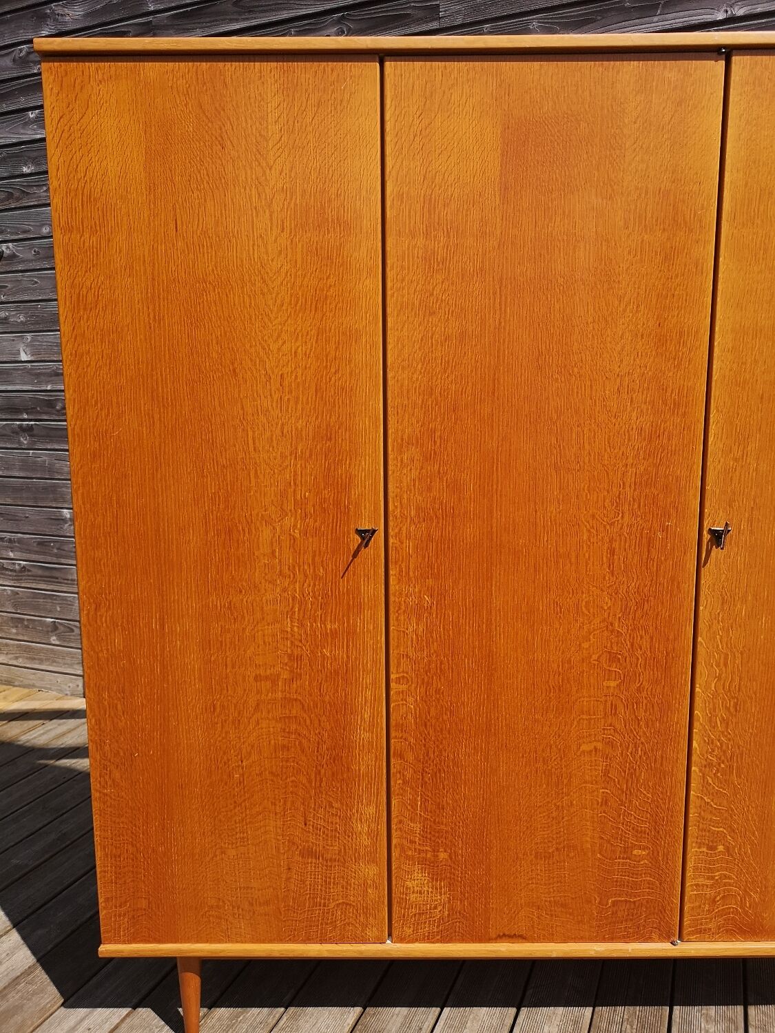 Vintage wardrobe dressing 3 doors