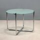 Knoll E01M coffee table designed by Mies van der Rohe, metal, 1990s.