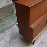 High sideboard of the 60s in teak