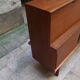 High sideboard of the 60s in teak