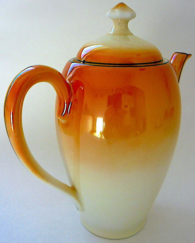 Art-deco bohemian porcelain tea or coffee