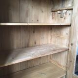 Pine library cabinet