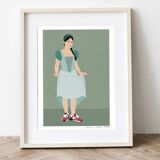 Feet on the ground, art print 13x18 cm, numbered and signed