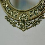 Single vintage Swedish brass sconce