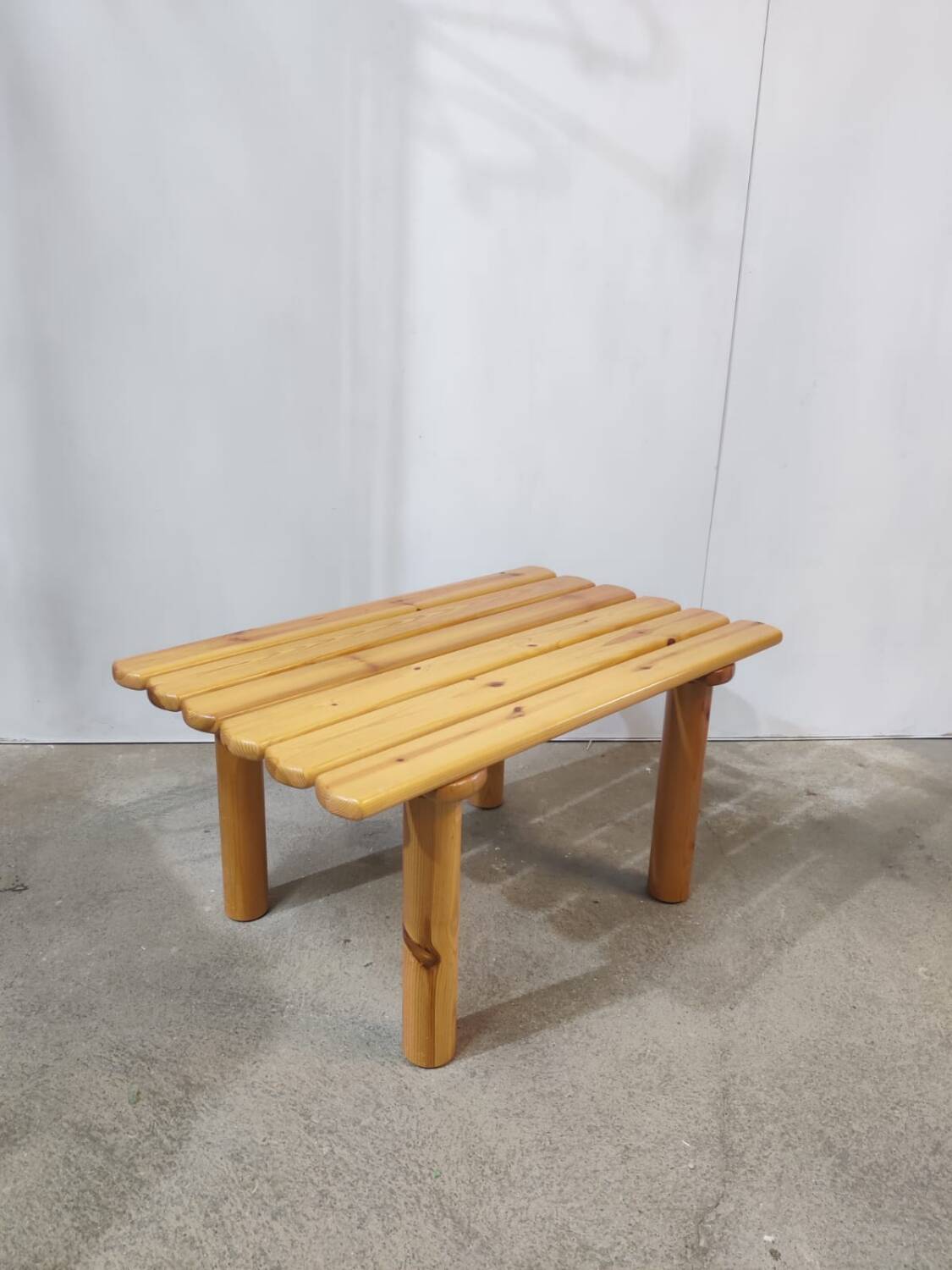 Vintage pine coffee table