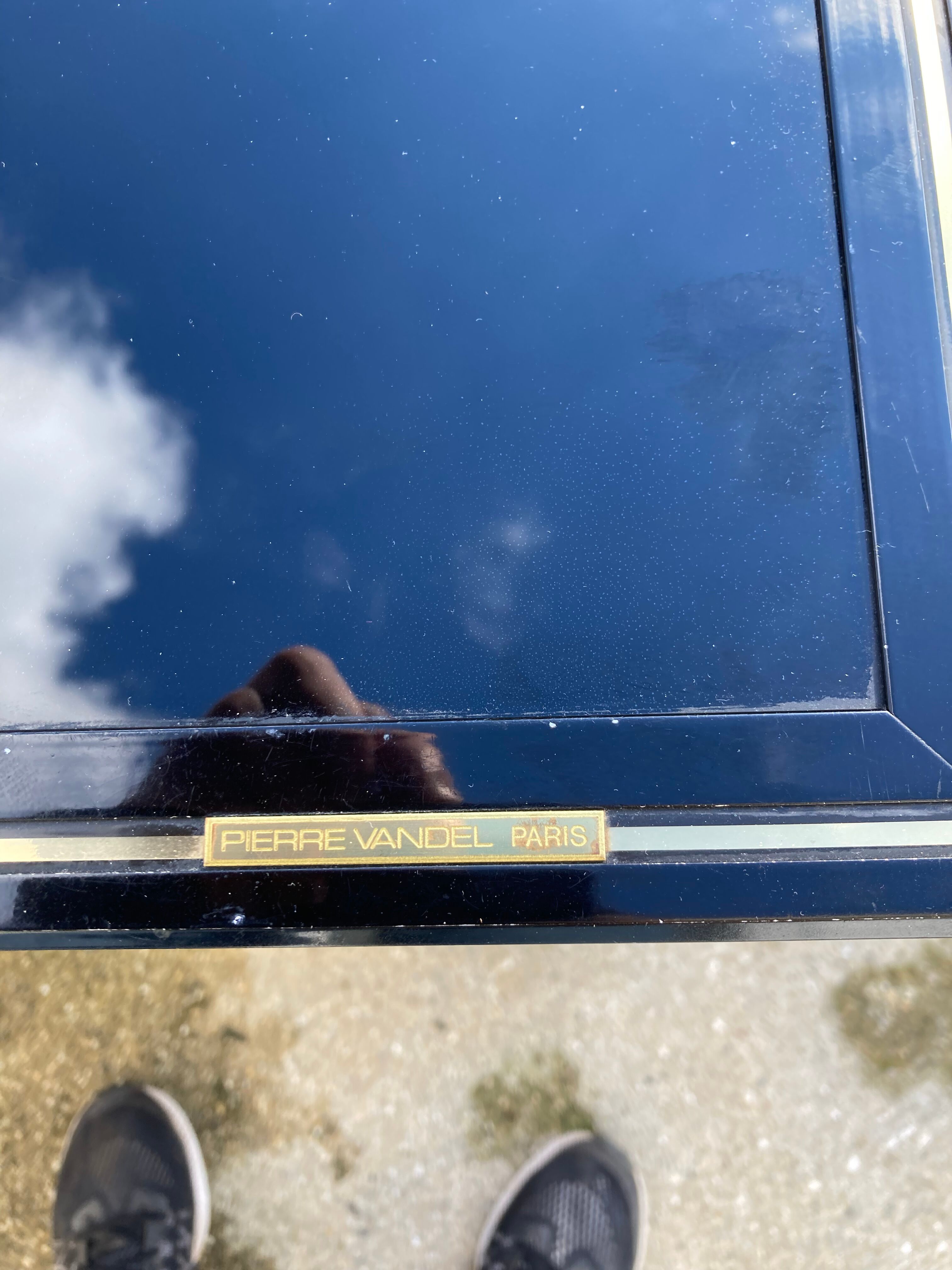 Chest of drawers 3 drawers Pierre Vandel in glass