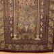 18th Century Indo-Portuguese Embroidery with Gold Thread on Velvet