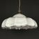 Vintage Italian suspended lamp in swirling Murano glass, 1970s.