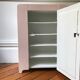 Small powder pink vintage wardrobe