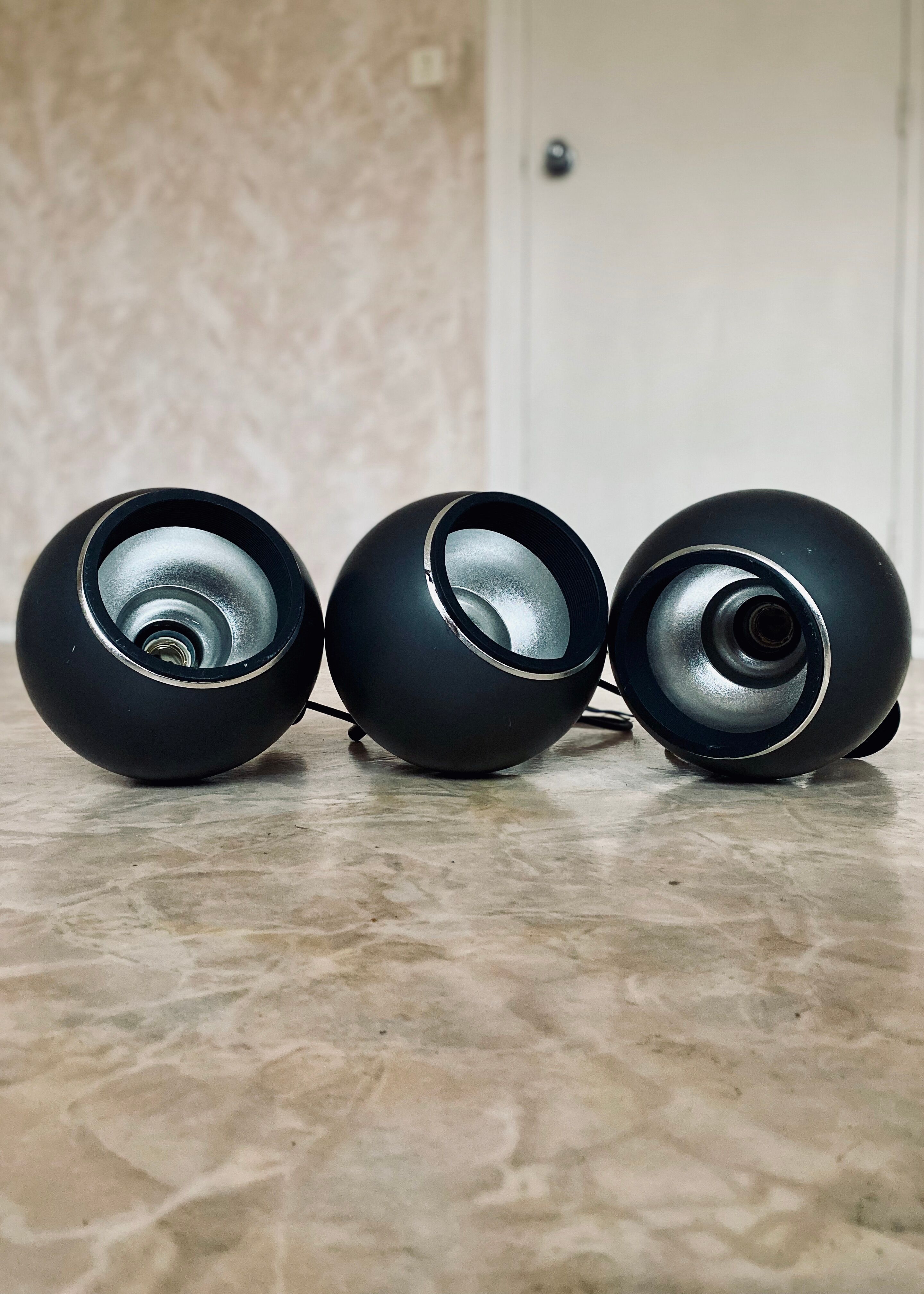 Suspensions boules vintage