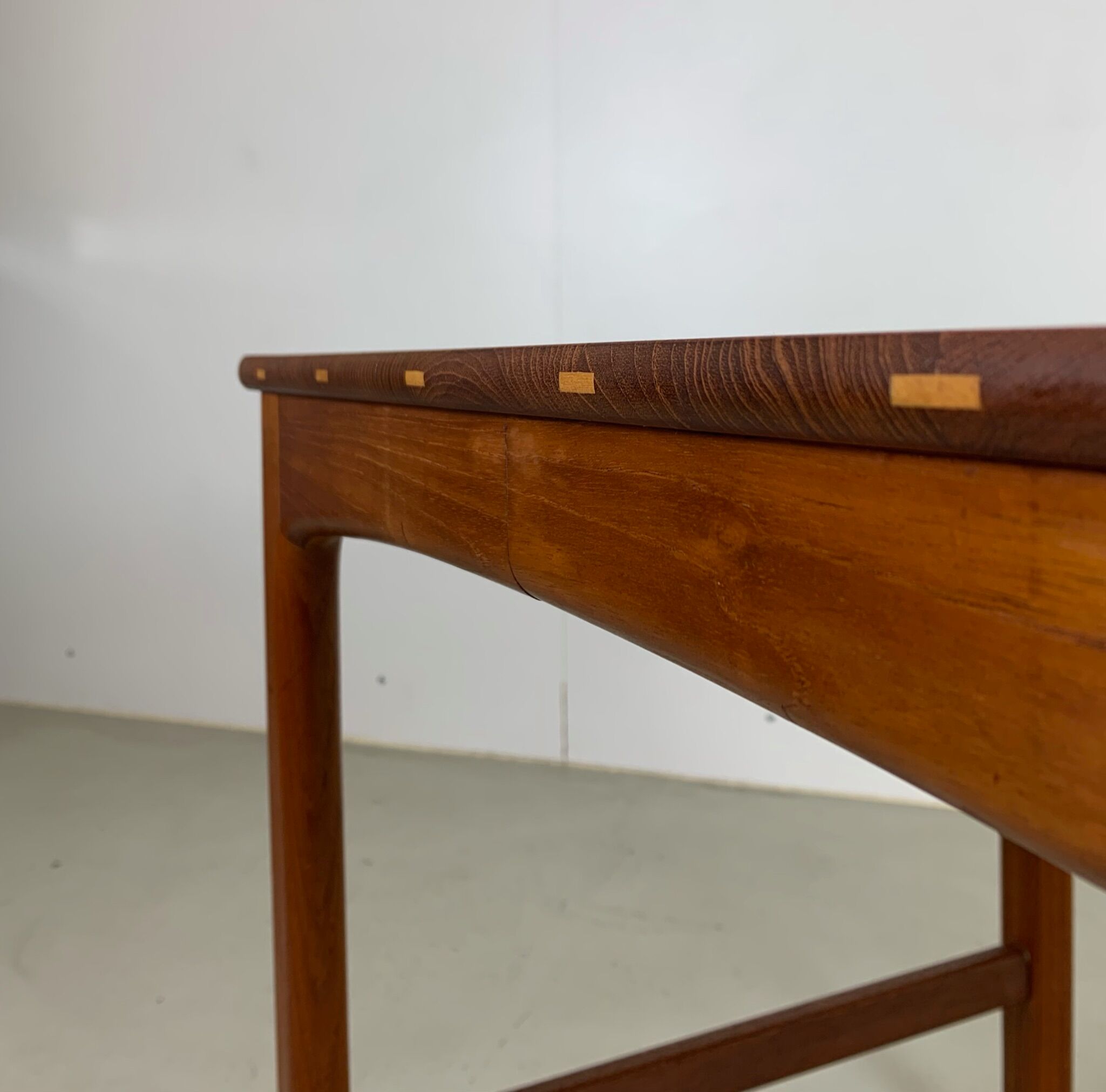 Midcentury teak beside table by Ygvar Sandstrom for AB Seffele Mobelfabrik, 1960s