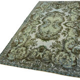 Hand-Knotted Vintage Turkish 1980s