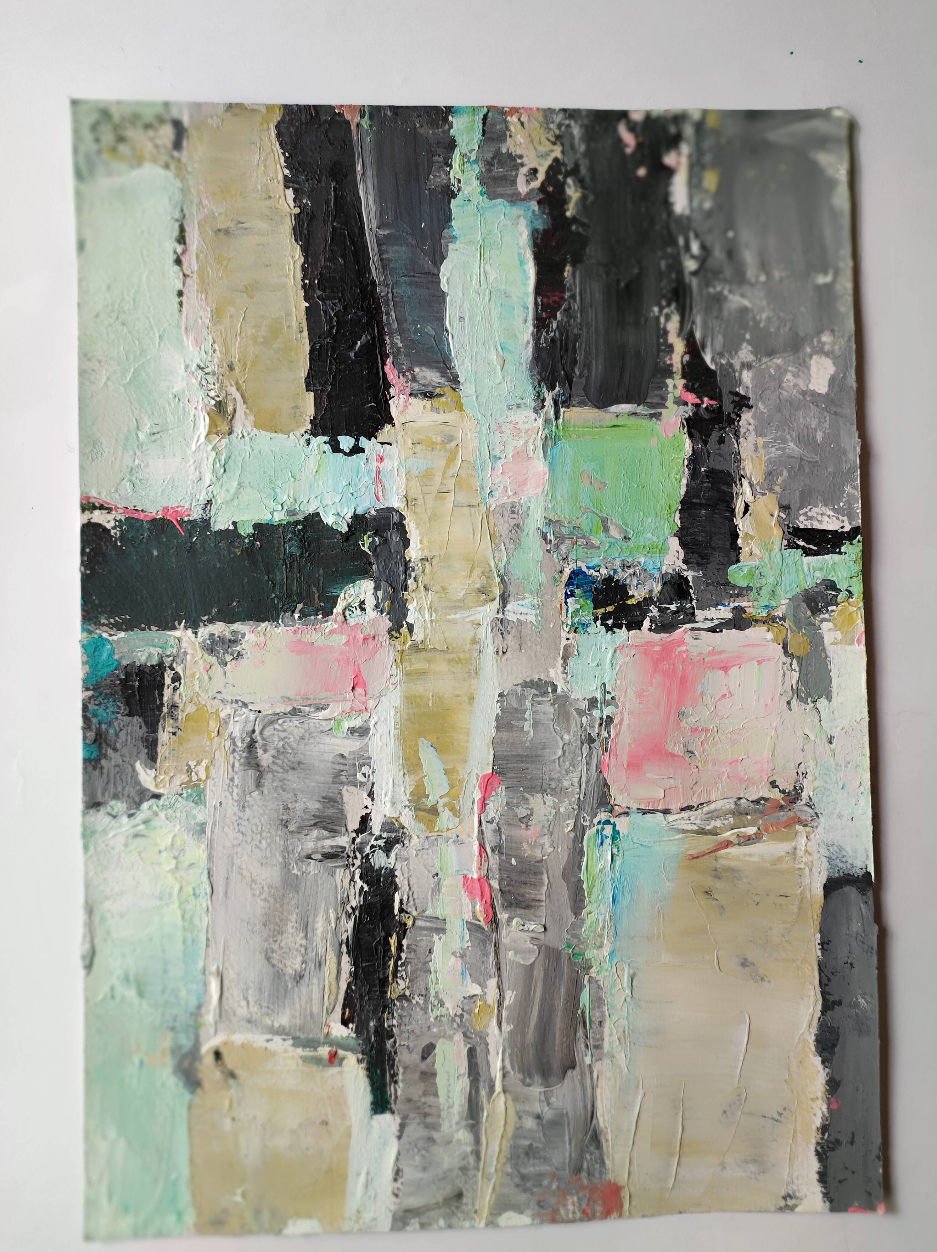 Original abstract urban landscape