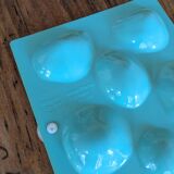 Decorative vintage plastic bubble plate - design Trema-Platte optical art