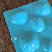 Decorative vintage plastic bubble plate - design Trema-Platte optical art