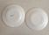 2 plates and a Longwy iron earth dish