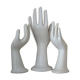 Set of 3 hands white soliflore