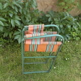 Ancien fauteuil camping vintage